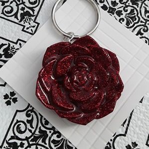 Jewelry - Red resin keychain Jewelry - Red resin keychain